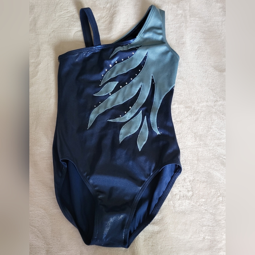 Balera Blue Gymnastics Dance Leotard. Child Large